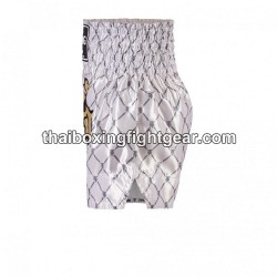 Short de Boxe Thai "MuayThai" Top King TKTBS-213 argent blanc Top King - 3