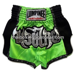 Lumpinee Muay Thai Shorts Green  / Black