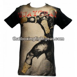 T-shirt Human Fight "Coup de poing" noir/beige | T-shirts