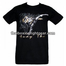 T-shirt Human Fight "High kick" noir | T-shirts