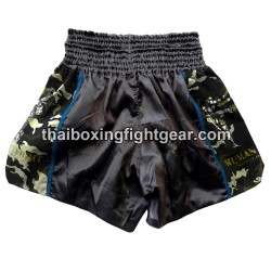 Short de boxe thai Human Fight kaki | Shorts Boxe Thai