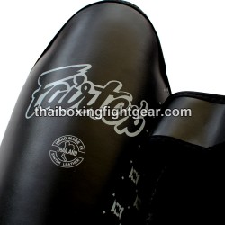 Protège-tibias Compétition Fairtex SP5 Cuir noir | Fairtex