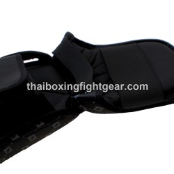 Protège-tibias Compétition Fairtex SP5 Cuir noir | Fairtex