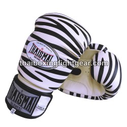 Gants de boxe thai Thaismai BG124 "Zebra"
