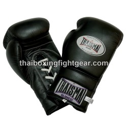 Gants de boxe thai Thaismai BG121 gants à lacets Noir