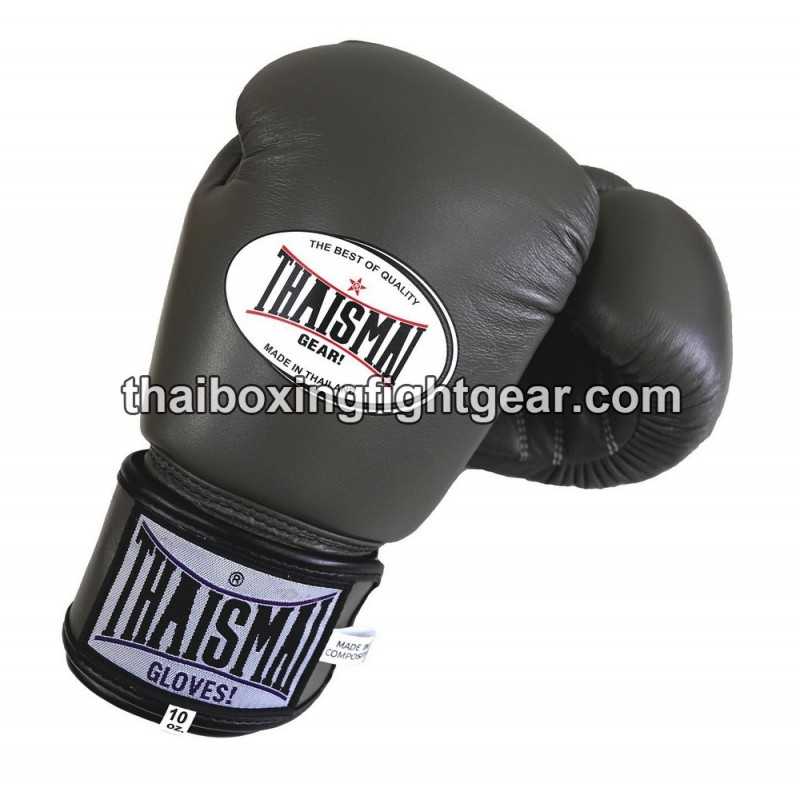 Gants de boxe thai Thaismai BG124 Gris
