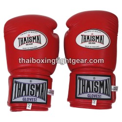 Gants de boxe thai Thaismai BG124 Rouge