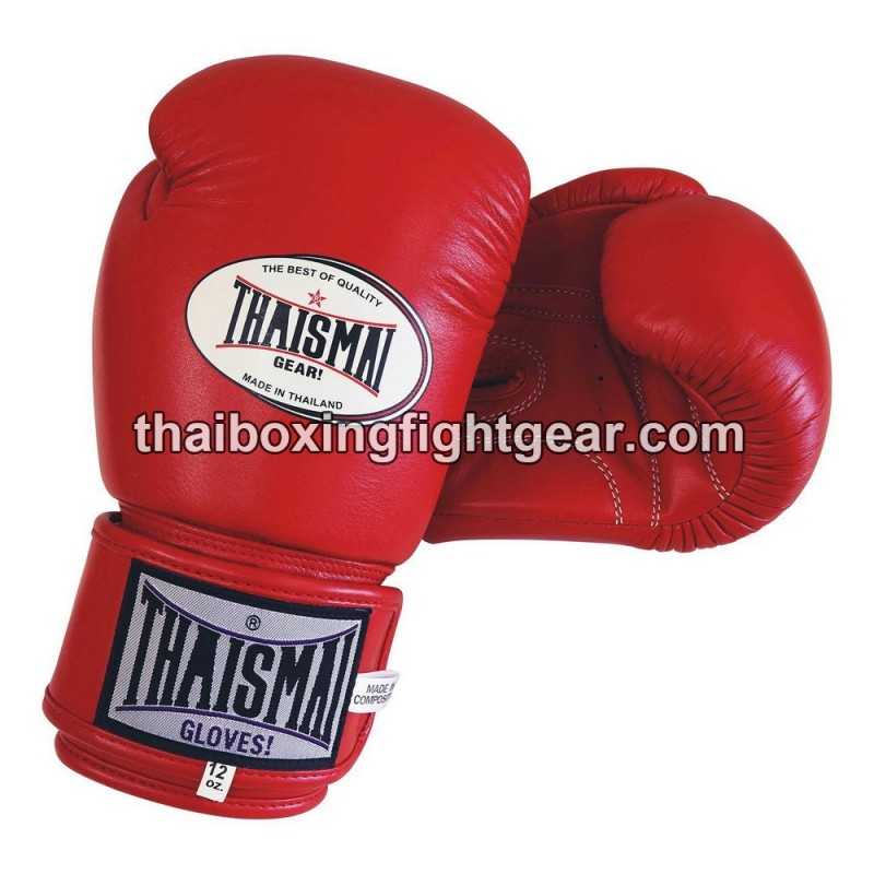Gants de boxe thai Thaismai BG124 Rouge