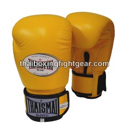 Gants de boxe thai Thaismai BG124 Jaune