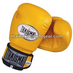 Gants de boxe thai Thaismai BG124 Jaune