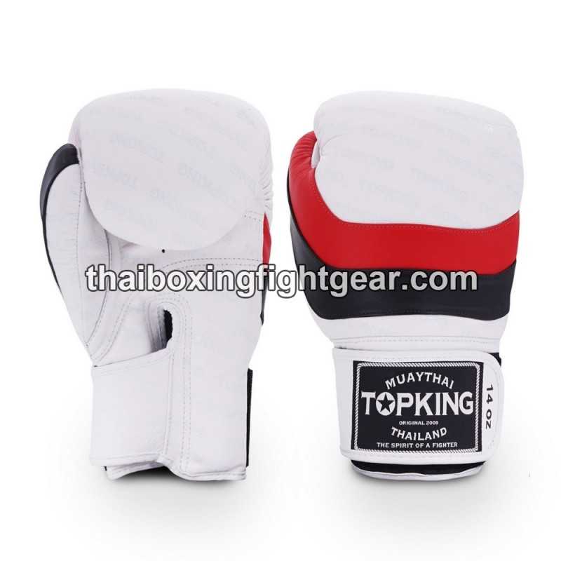 Gants de Boxe Thai TOP KING INNOVATION-TKBGIN Blanc