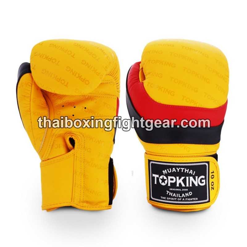 Gants de Boxe Thai TOP KING INNOVATION-TKBGIN Jaune