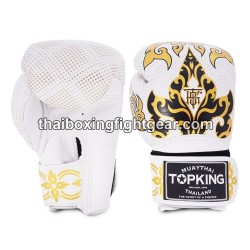 Gants de Boxe Thai TOP KING KANOK-TKBGKN Blanc
