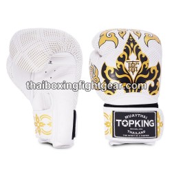 Gants de Boxe Thai TOP KING KANOK-TKBGKN Blanc