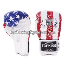 Gants de Boxe Thai TOP KING USA FLAG-TKBGFV-USA