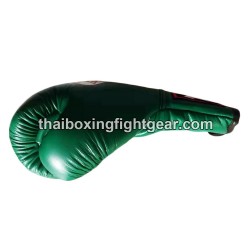 Gants de boxe thai Twins BGLL1 Vert Lacets