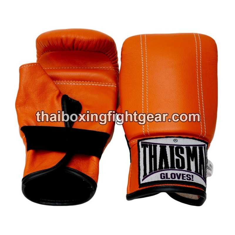 Gants de sac de frappe Thaismai BG111 Cuir Orange