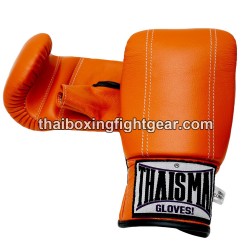 Gants de sac de frappe Thaismai BG111 Cuir Orange