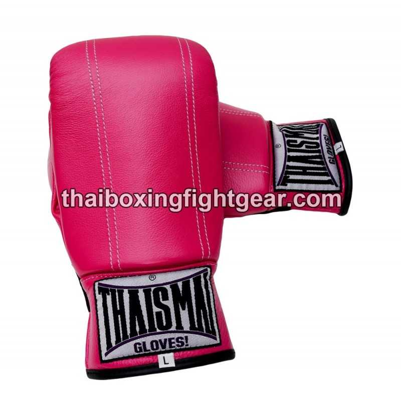 Gants de sac de frappe Thaismai BG111 Cuir Rose