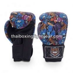 Gants de Boxe Thai TOP KING WILD TIGER KING-TKBGWT Noir