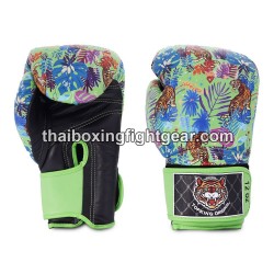Gants de Boxe Thai TOP KING WILD TIGER KING-TKBGWT Vert