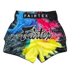 Short de boxe thai Fairtex "BS1938-Black Acid Jazz"