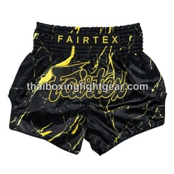 Short de boxe thai Fairtex "BS1947 Black Marble"