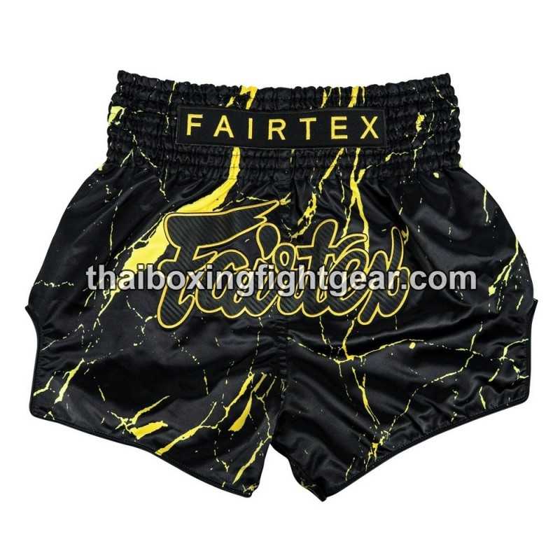 Short de boxe thai Fairtex "BS1947 Black Marble"