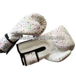 Gants de boxe Fairtex édition limitée Colorful White | Gants